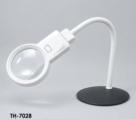 Лупа настільна TH-7028 з LED-підсвічуванням | Салон рукоділля
