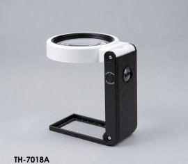 Лупа складна ручна з LED-підсвічуванням TH-7018A | Салон рукоділля