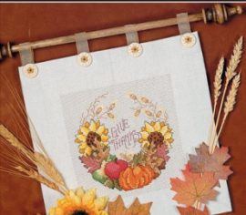 Harvest Wreath LFT133 Stoney Creek вишивка | Схема - Салон рукоділля