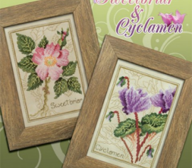 Sweetbriar & Cyclamen LFT181 Stoney Creek вишивка | Схема - Салон рукоділля