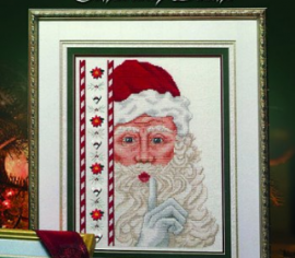 Santa with Buttons LFT319 Stoney Creek вишивка | Схема - Салон рукоділля 