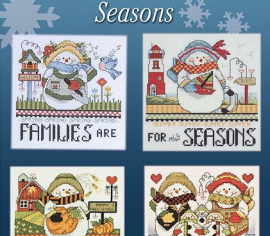 Snowmen for all Season LFT173 схема Stoney Creek  Stoney Creek схема | Схема - Салон рукоділля