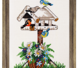 Годівниця Birdtable  92-7100 Permin вишивка хрестиком | Набір | Купити - Салон рукоділля