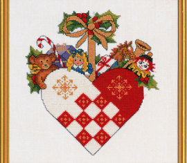 Серце з іграшками Heart w/toys  12-868 Eva Rosenstand - Салон рукоділля