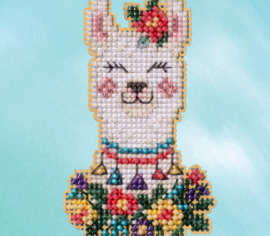Little Llama Маленька Лама MH182316 Mill Hill вишивка хрестиком | Набір | Купити - Салон рукоділля Давайте створимо шедевр разом!