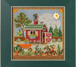 Potting Shed Сарайчик MH142313 Mill Hill вишивка хрестиком | Набір | Купити - Салон рукоділля Давайте створимо шедевр разом!