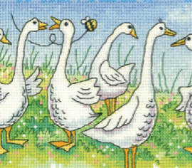 Пліткуваті гуси Gossiping Geese HC1299  Heritage Crafts - Салон рукоділля 