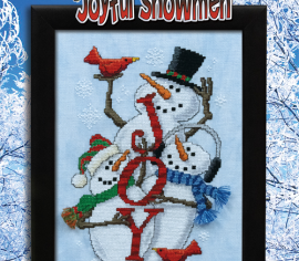 Joyful Snowmen LFT671 Stoney Creek схема | Схема - Салон рукоділля