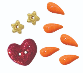 Комплект ґудзиків "Pray Snowfriends Banner Stoney Creek" BK545BP  Stoney Creek Button Pack – купити
