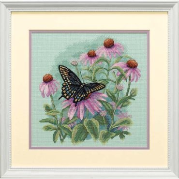 Butterfly and Daisies 35249 DIMENSIONS