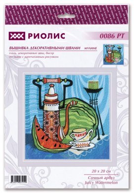 Сочный арбуз. Гладь 0086 РТ РИОЛИС набор