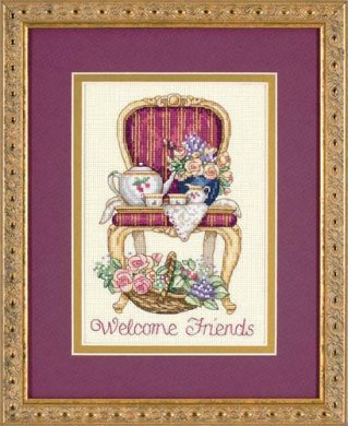 Teatime Welcome \ Чаепитие Добро пожаловать 06954 DIMENSIONS