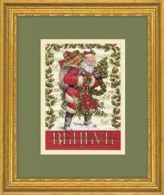 Believe in Santa 70-08980 DIMENSIONS