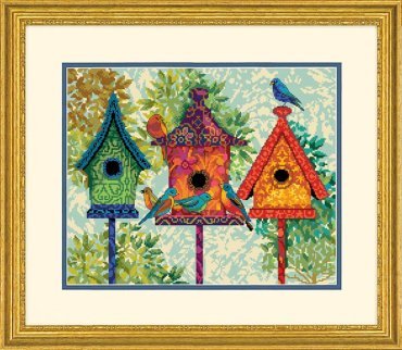 Colorful Birdhouses/Красочные домики для птиц 71-20088 DIMENSIONS