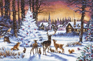 Christmas Wood LETI 947 Luca-S вышивка крестом | Набор | Купить - Салон рукоделия — Давайте создадим шедевр вместе!
