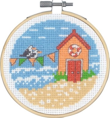 Pennant/Seagulls \ Вимпел/Чайки 13-1424 Permin вишивка хрестиком