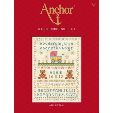 Сэмплер рождения ACS31 Anchor вышивка крестом - Салон рукоделия