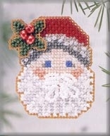 Mistletoe Santa//Омела Санта h109 Mill Hill вышивка крестом  | Набор | Купить - Салон рукоделия — Давайте создадим шедевр вместе!