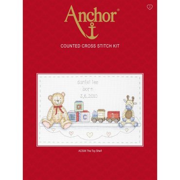 Игрушки на полке ACS06 Anchor вышивка крестом - Салон рукоделия