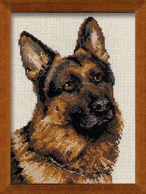 German Shepherd 1068 РІОЛІС вишивка хрестиком | Набір | Купити - Салон рукоділля