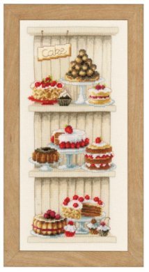 Delicious Cakes Солодощі PN-0150672  Vervaco вишивка хрестом | набір | Купити - Салон рукоділля - Давайте створимо шедевр разом! 