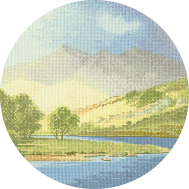 Горы и озеро//Mountains and Lake HC269 Heritage Crafts - Салон рукоделия 