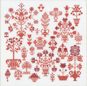 Antique Flower Sampler / Античний Квітковий Семплер T2092 Thea Gouverneur - Салон рукоділля