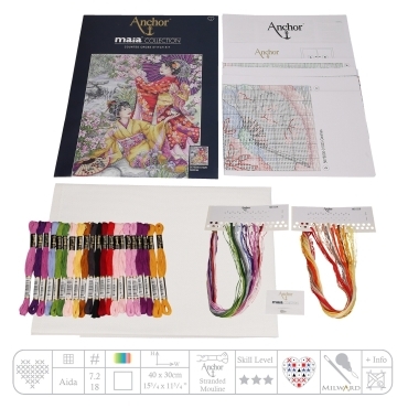 Гейши 01025 Anchor Maia Collection вышивка крестом - Салон рукоделия