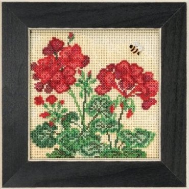 Geranium//Герань MH141816 Mill Hill вишивка хрестиком | Набір | Купити - Салон рукоділля Давайте створимо шедевр разом!