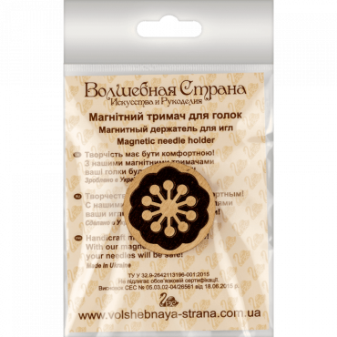 FLMH-008(W) Магнитный деревянный двухсторонний держатель для игл и схем на канву Волшебная страна | Купить - Салон рукоделия