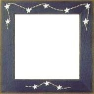 Оригінальна рамка Matte Blue w/Stars & Stitches для наборов Mill Hill GBFRFA7- Салон рукоділля 
