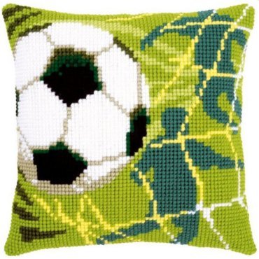 Football  Футбол PN-0150043 Подушка вышивка крестом | Набор | Купить - Салон рукоделия — Давайте создадим шедевр вместе