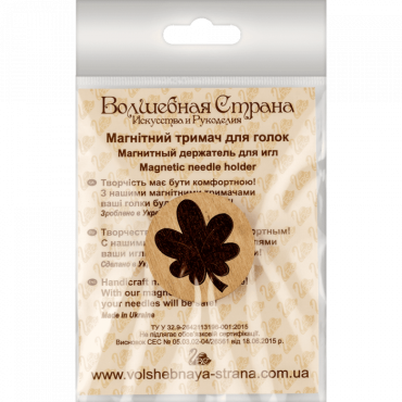 FLMH-006(W) Магнитный деревянный двухсторонний держатель для игл и схем на канву Волшебная страна | Купить - Салон рукоделия