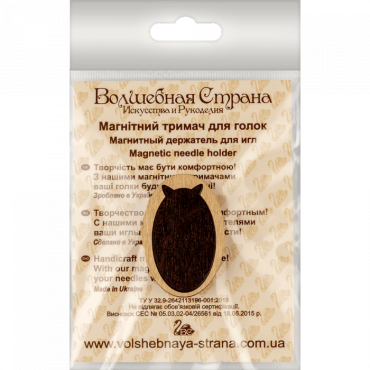 FLMH-026(W) Магнитный деревянный двухсторонний держатель для игл и схем на канву Волшебная страна | Купить - Салон рукоделия