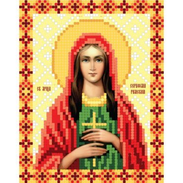 Мучениця Серафима Римська T3-128 ПОВІТРУЛЯ схема для вишивки - Салон рукоділля