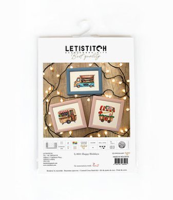 Happy Holidays L 8001 LETISTITCH вышивка крестом | Набор | Купить -  Салон рукоделия — Давайте создадим шедевр вместе!