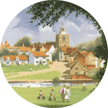 Сонная деревня//Sleepy Village HC508 Heritage Crafts - Салон рукоделия 
