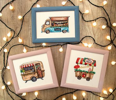 Happy Holidays L 8001 LETISTITCH вышивка крестом | Набор | Купить -  Салон рукоделия — Давайте создадим шедевр вместе!
