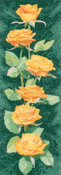 Жолтые розы//Yellow Roses Panel  HC891 Heritage Crafts - Салон рукоделия 