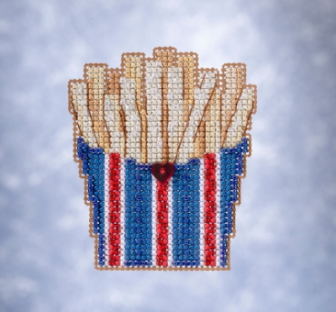 French Fries//Картофель фри MH182115 Mill Hill вышивка крестом  | Набор | Купить - Салон рукоделия — Давайте создадим шедевр вместе!