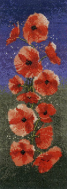 Маки//Poppy Panel HC471 Heritage Crafts - Салон рукоделия 
