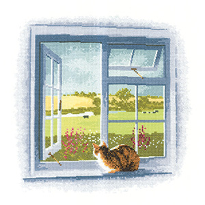Окно коттеджа//Cottage Window HC834 Heritage Crafts - Салон рукоделия 