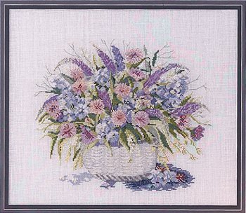 Корзина с цветами Basket w/Flowers 70-7008 Permin