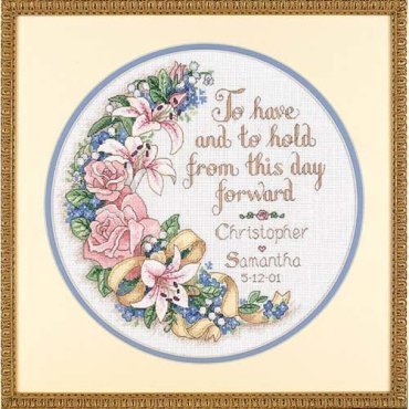 To Have and To Hold Wedding Record 03892 DIMENSIONS