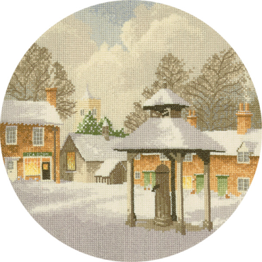 Зимове село//Winter Village H396 Heritage Crafts - Салон рукоделия 