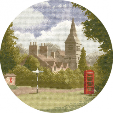 Зеленая деревня//Village Green HC342 Heritage Crafts - Салон рукоделия 