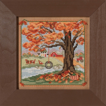 Autumn Swing//Осенние качели MH142126 Mill Hill вышивка крестом  | Набор | Купить - Салон рукоделия — Давайте создадим шедевр вместе!