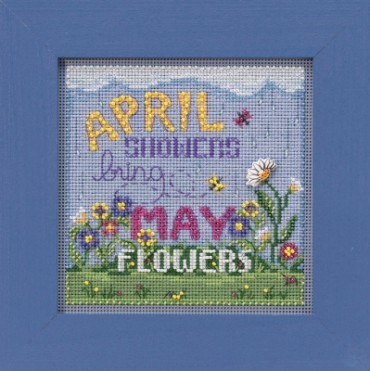 April Showers//Квітневі зливи MH141913 Mill Hill вишивка хрестиком | Набір | Купити - Салон рукоділля Давайте створимо шедевр разом!