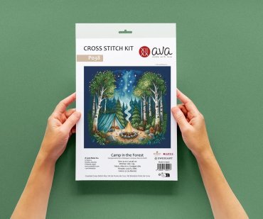 Camp in the Forest P038 AVA - Набір для вишивки хрестиком - купити в Україні | Салон рукоділля