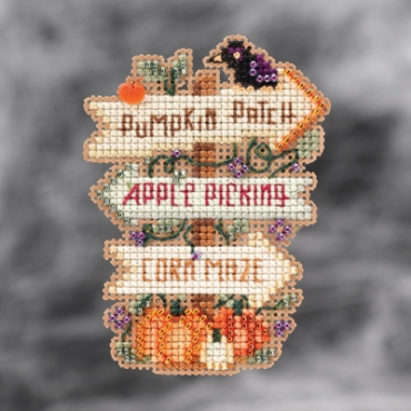 Fall Fun//Осеннее веселье MH182125 Mill Hill вышивка крестом  | Набор | Купить - Салон рукоделия — Давайте создадим шедевр вместе!